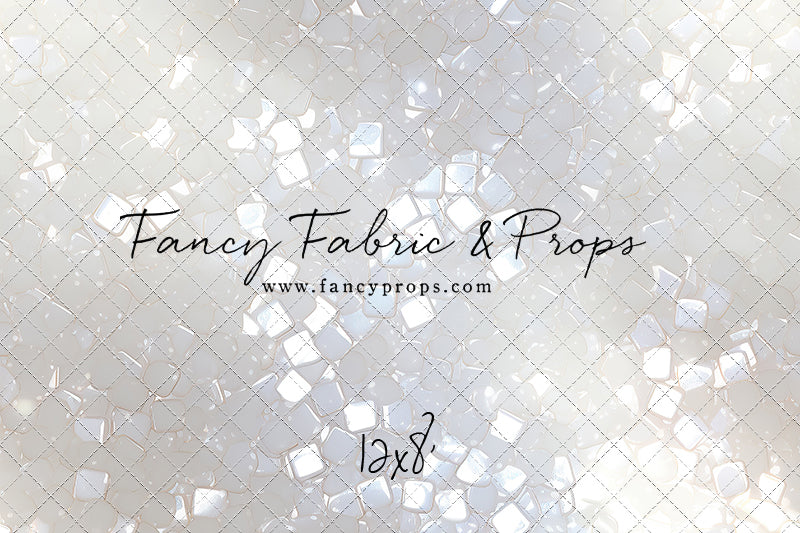 Iridescent White Sparkle