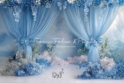 Little Bow Blue - With Sweep Option