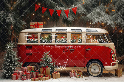 Merry Little Bus Stop - with Sweep Option
