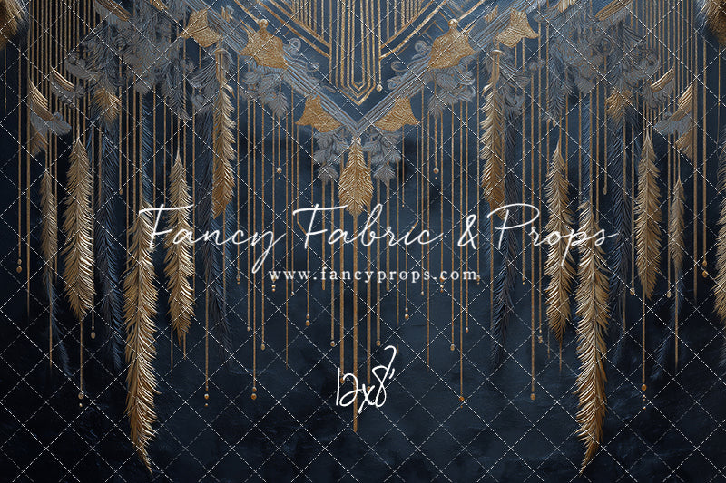 Midnight Feather Cascade - With Sweep Option