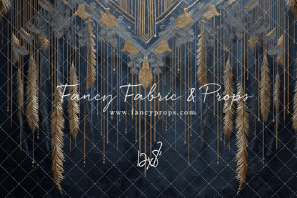 Midnight Feather Cascade - With Sweep Option