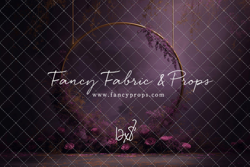 Moonlit Plum Petals - With Sweep Option