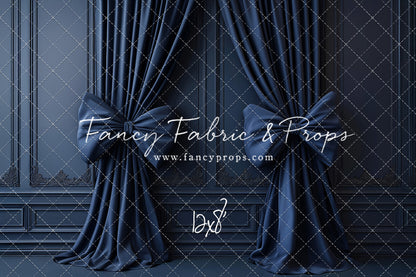 Navy Luxe Bows - With Sweep Option