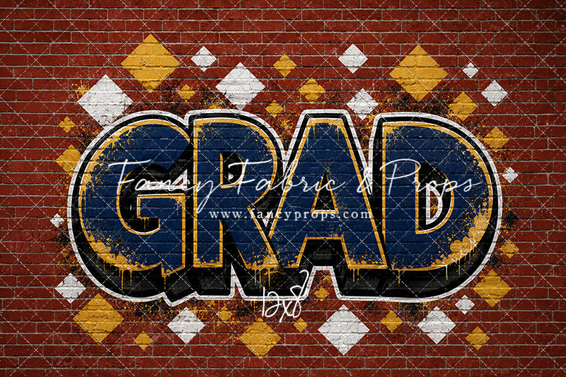 Navy & Gold Grad - With Sweep Option
