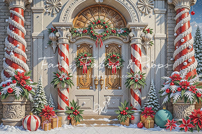 North Pole Manor Gates - with Sweep Option
