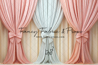 Pastel Bow Swag - With Sweep Option