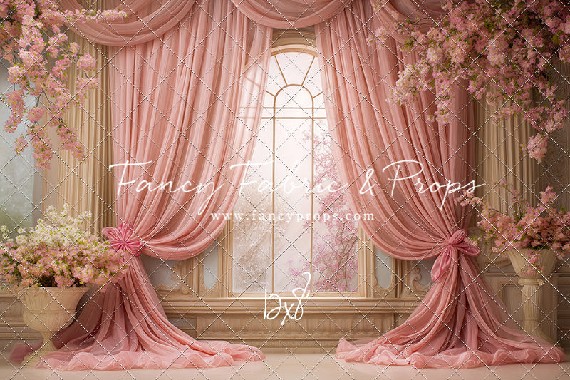 Pink Blossom Parlor - With Sweep Option