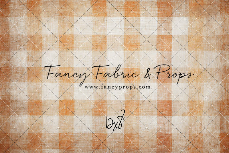 Pumpkin Patch Plaid - With Sweep Option