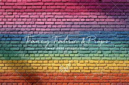 Rainbow Riot Brick - With Sweep Option
