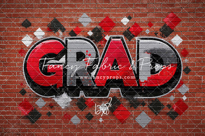 Red, Black & Gray Grad - With Sweep Option