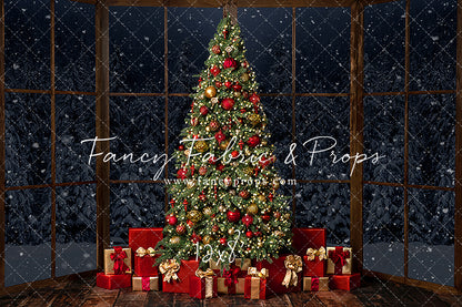 Red & Gold Bay Window