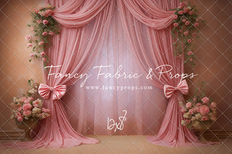 Rose Drapes - With Sweep Option