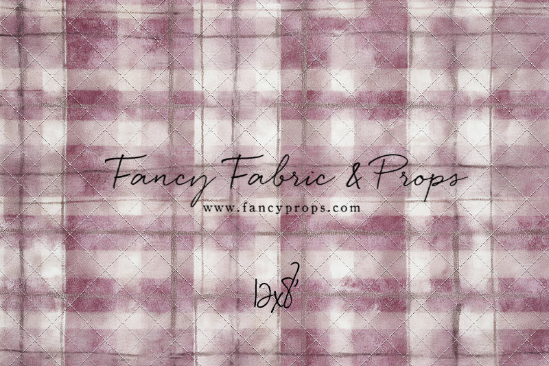 Rose Mist Plaid - With Sweep Option