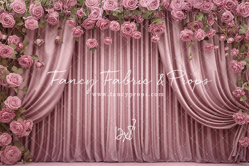 Rose Petal Curtain - With Sweep Option