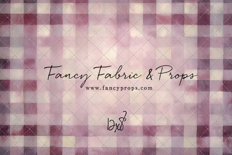 Rose Quartz Plaid - With Sweep Option