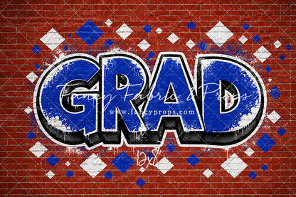 Royal & White Grad - With Sweep Option