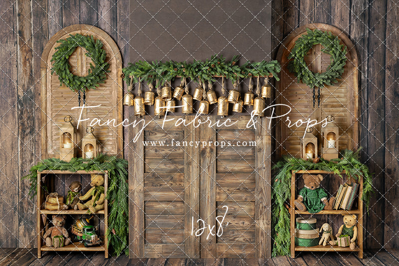 Rustic Christmas Charm Headboard
