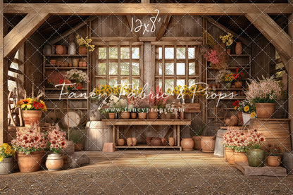 Rustic Greenhouse Blooms 2pc Set