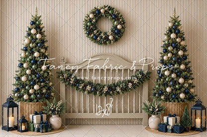 Sage & Navy Headboard