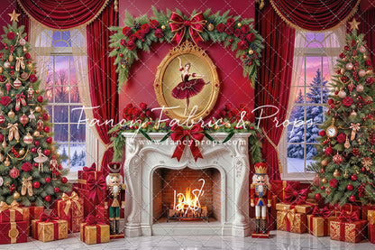 Scarlet Ballerina Christmas Room - with Sweep Option