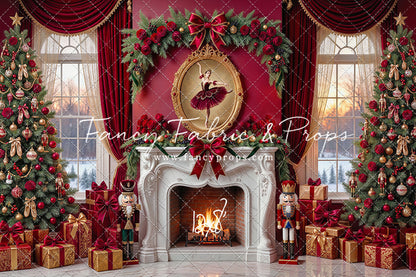 Scarlet Ballerina Christmas - with Sweep Option