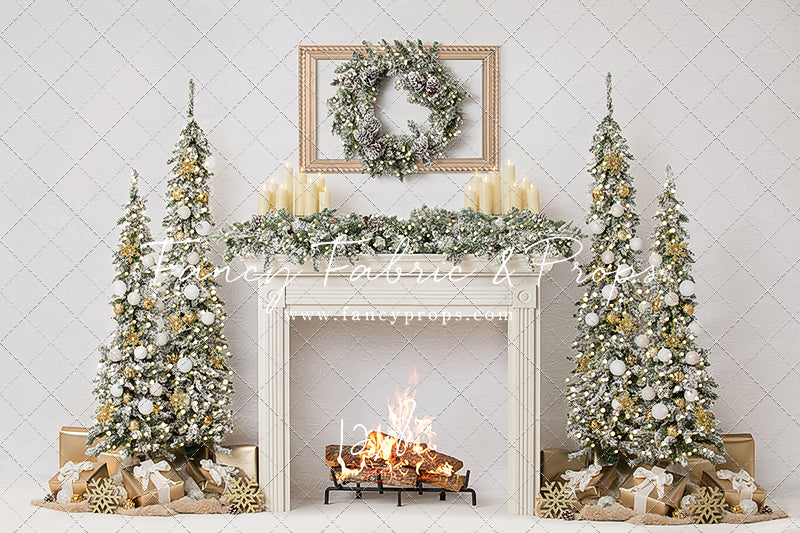 Simple Christmas Mantle 2pc Room