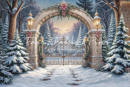 Snowfall At The Estate - with Sweep Option