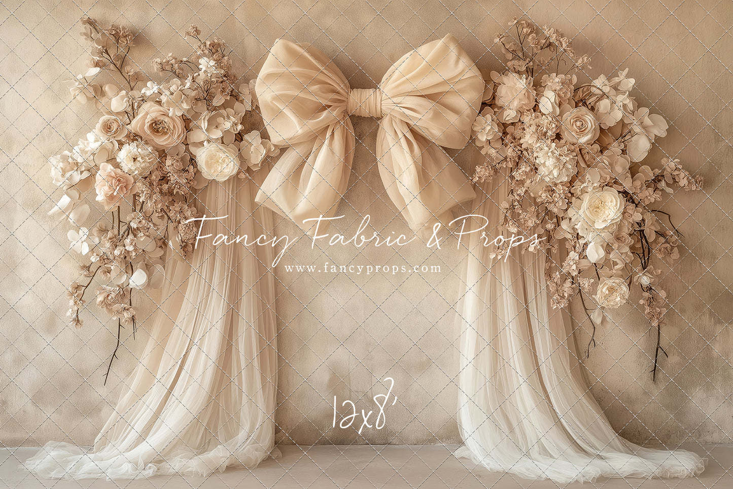 Soft Bow & Tulle - With Sweep Option