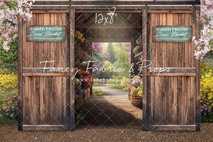 Farm Fresh Flower Barn - With Sweep Option