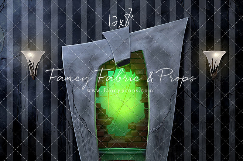 Strange & Unusual Fireplace - 2pc Set