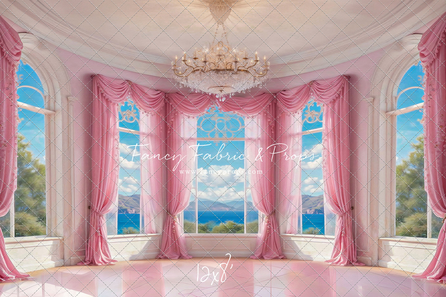 Summer Season Victorian Window - Marble Floor - With Sweep Option