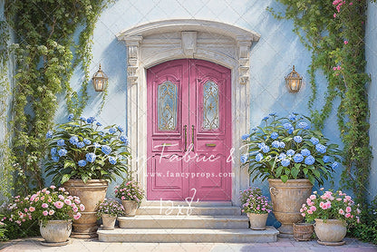 Summertime Patio - Pink Door - With Sweep Option