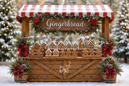 Sweet Spruce Gingerbread Stand - With Sweep Option