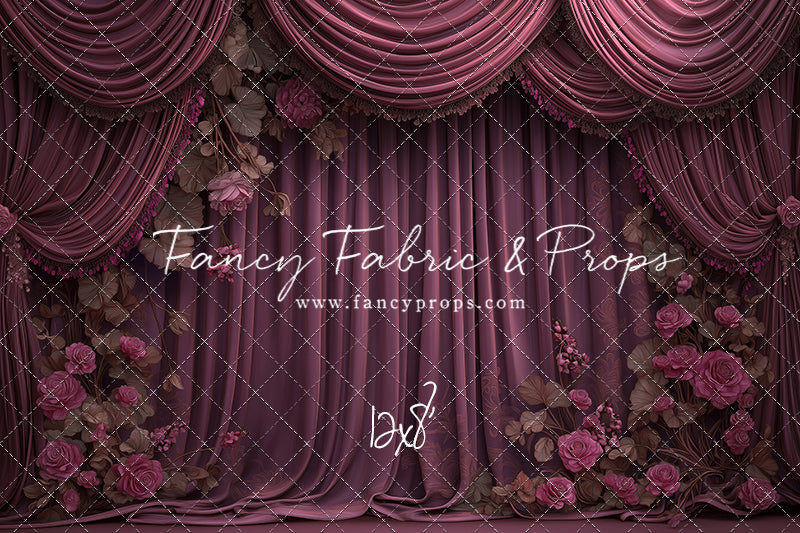 Vintage Plum Romance - With Sweep Option