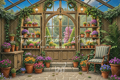 Violet Lavender Greenhouse - With Sweep Option