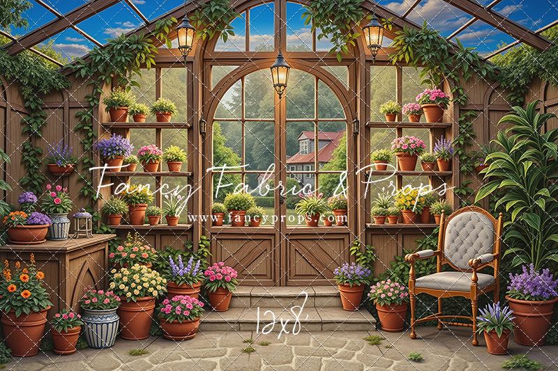 Vivid Blooming Greenhouse - With Sweep Option