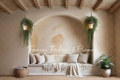 Warm Beige Comforts - Tile Floor - With Sweep Option