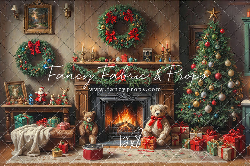 Warm Christmas Corner - With Sweep Option