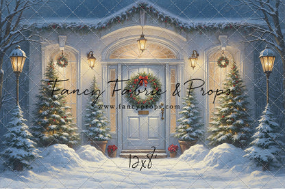 White Christmas Welcome - With Sweep Option