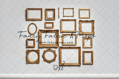 White Frame Wall - White Floor - With Sweep Option