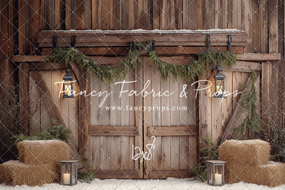 Winter Barn Entry - with Sweep Option