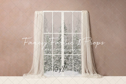 Woodland Winter Window
