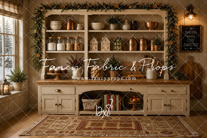 Yuletide Baking Shelf - With Sweep Option