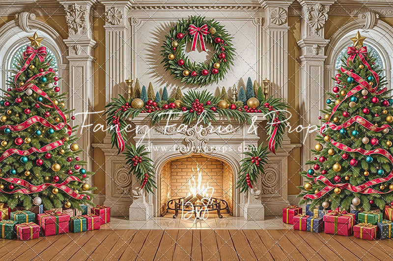 Yuletide Hearth - with Sweep Option