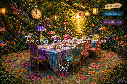 Blooming Garden Tea Party - With Sweep Option