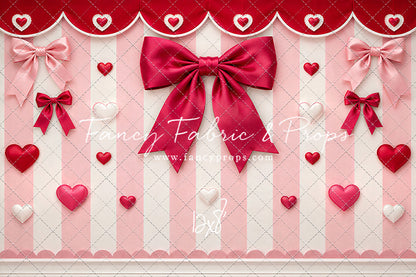 Bow Tied Valentine Wall - With Sweep Option