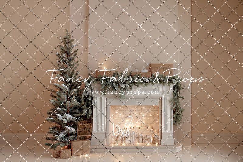 Evergreen & Ivory Mantle - With Sweep Option