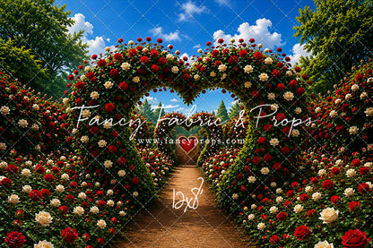 Heart Shaped Garden - With Sweep Option