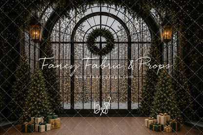 Moody Holiday Window View - with Sweep Option
