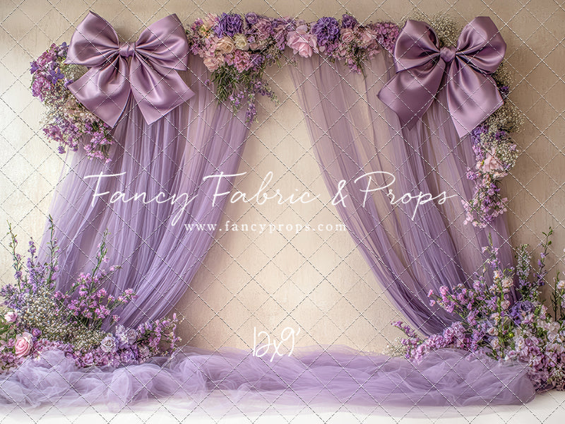 Amethyst Bow Blooms - With Sweep Option